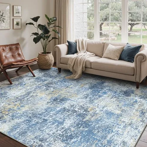 Bavni Tappeti astratti — Blu denim
